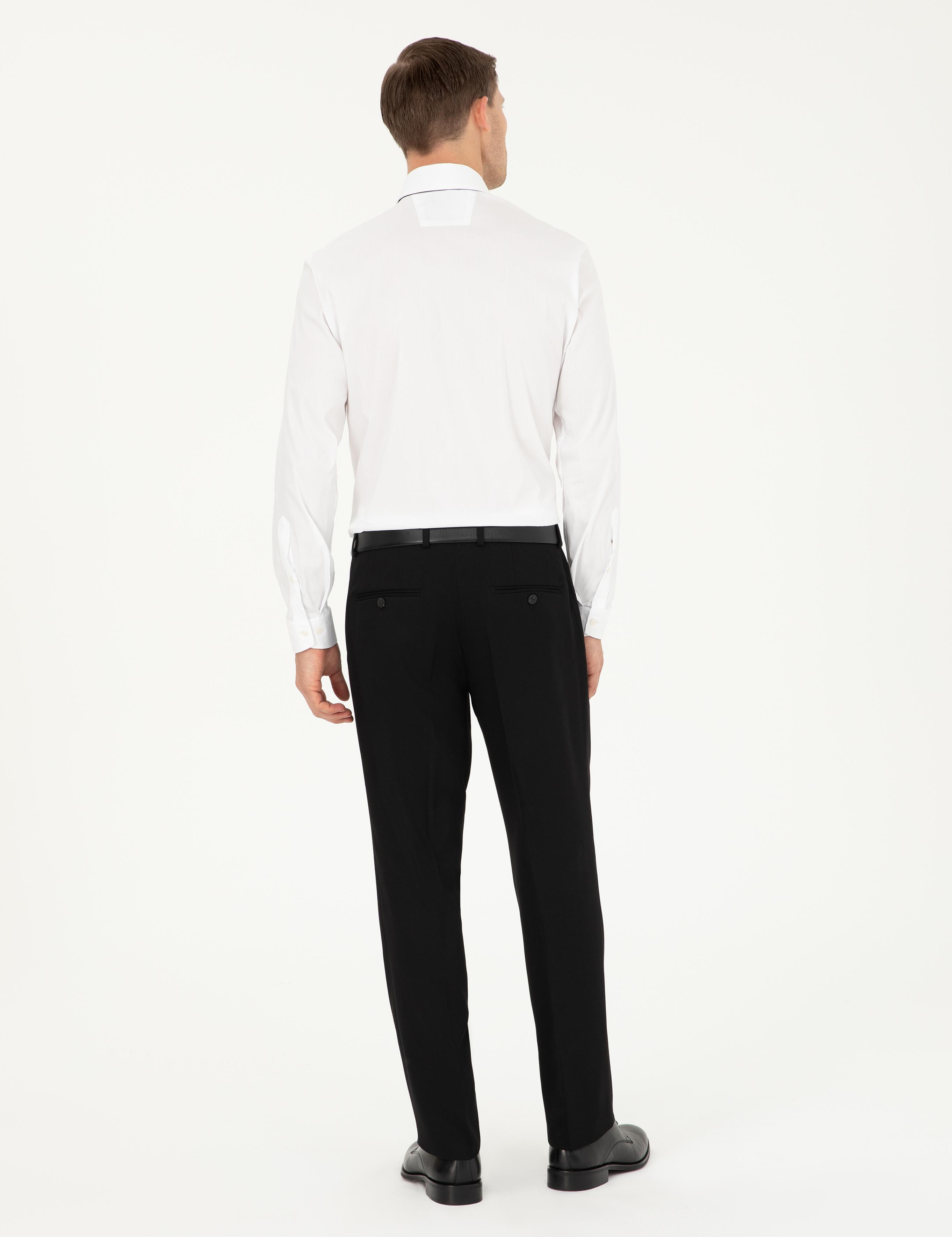 Siyah Slim Fit Kumaş Pantolon - 50293817025