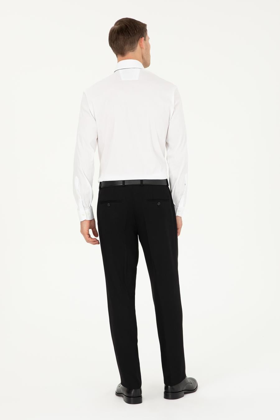 Siyah Slim Fit Kumaş Pantolon - 50293817025