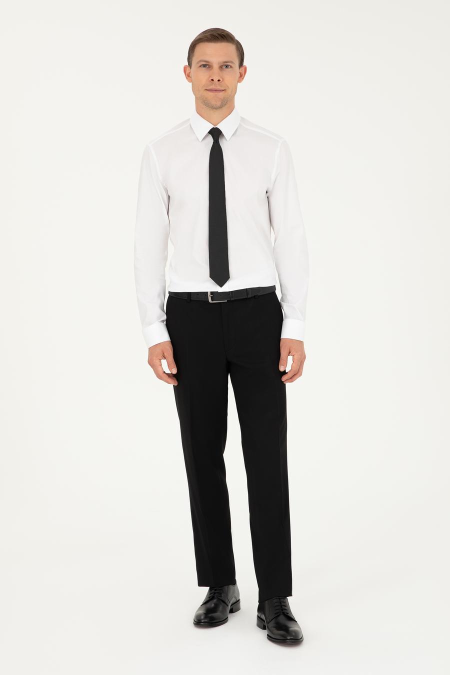 Siyah Slim Fit Kumaş Pantolon - 50293817025