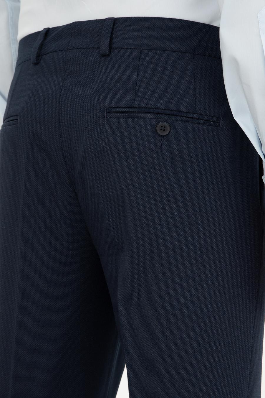 Lacivert Slim Fit Kumaş Pantolon - 50293817003