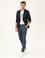 Mavi Slim Fit Beli Lastikli Pantolon
