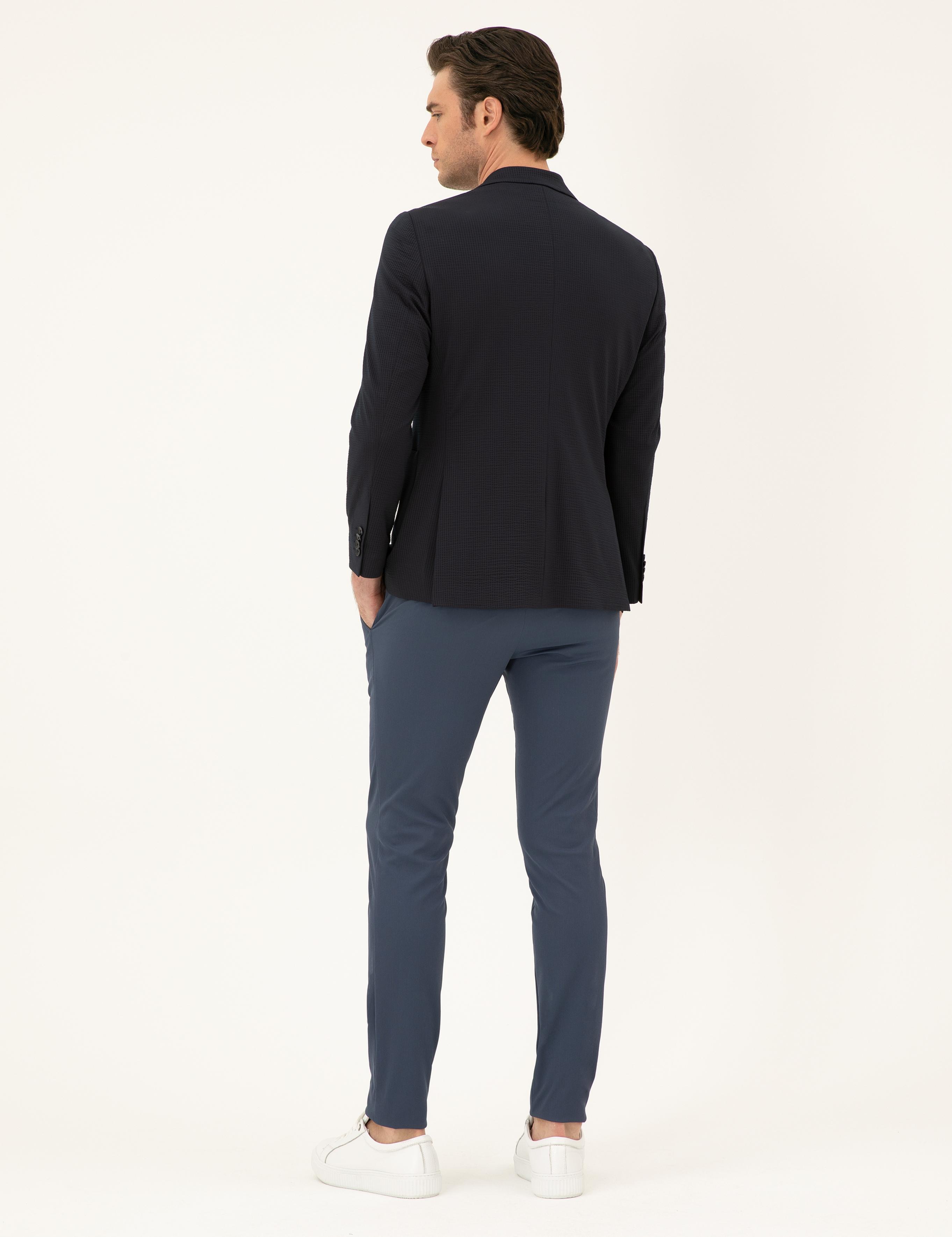 Mavi Slim Fit Beli Lastikli Pantolon - 50293818003