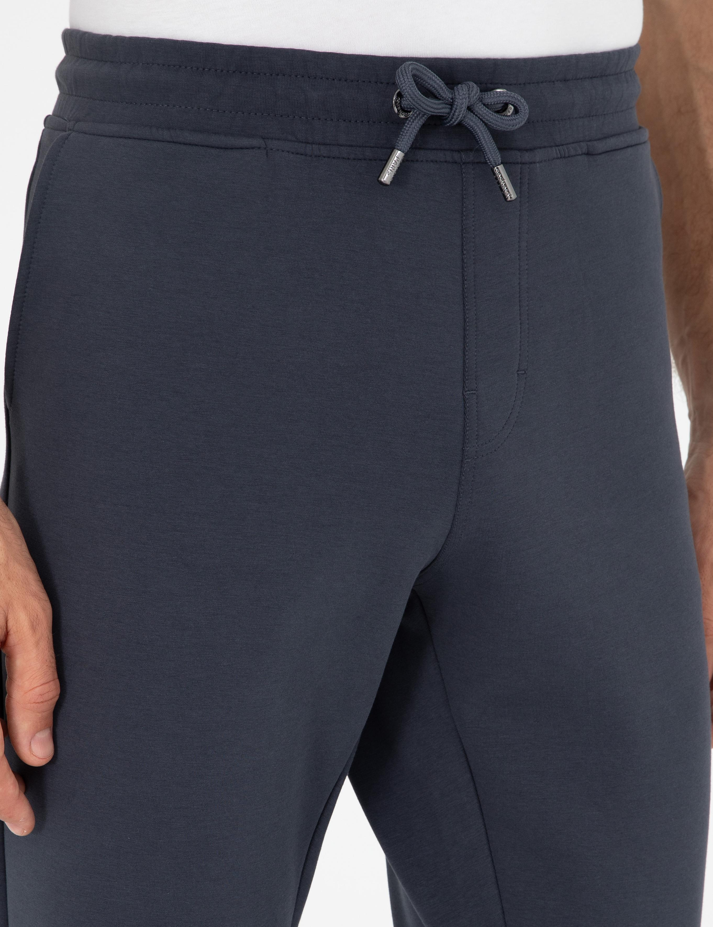 Antrasit Jogger Fit Paçası Lastikli Pamuk Karışımlı Eşofman Altı - 50296901004