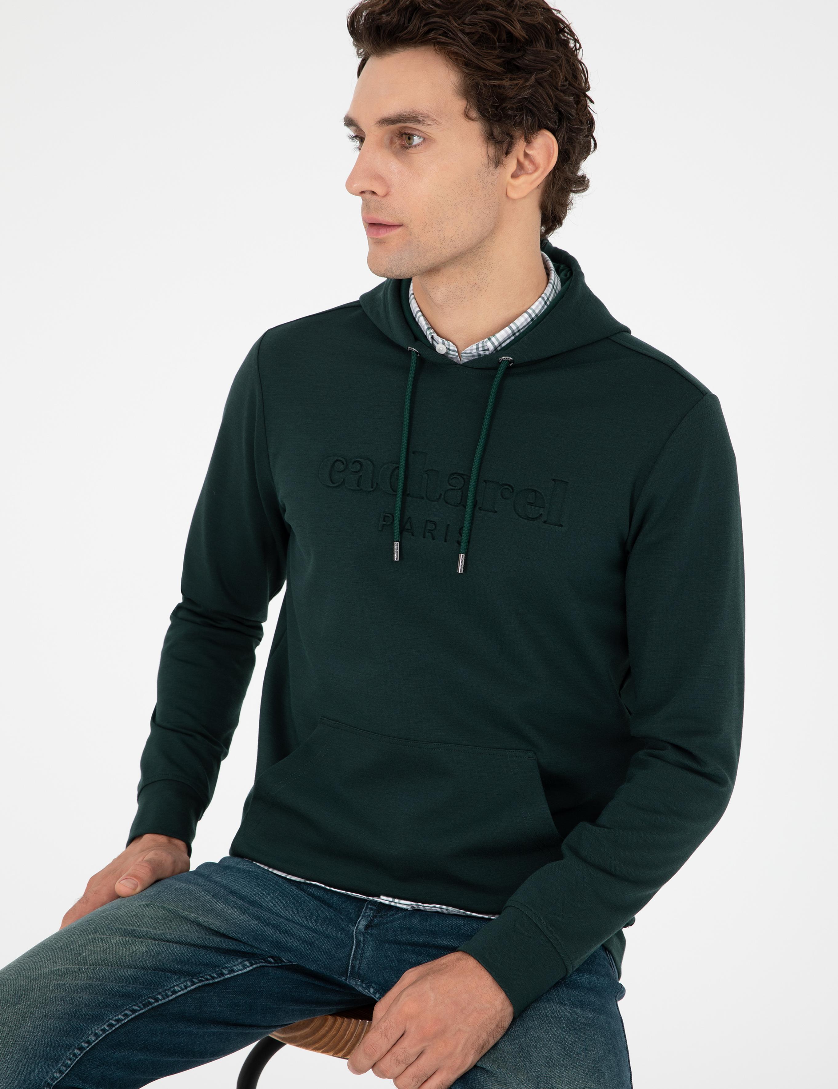 Zümrüt Regular Fit Kapüşonlu Sweatshirt - 50294024029