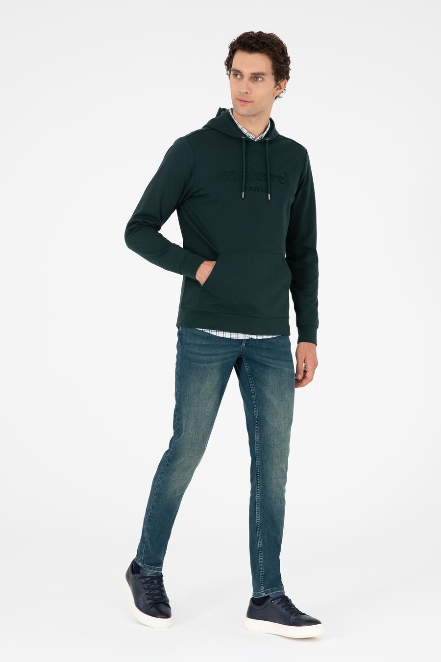Zümrüt Regular Fit Kapüşonlu Sweatshirt - 50294024029