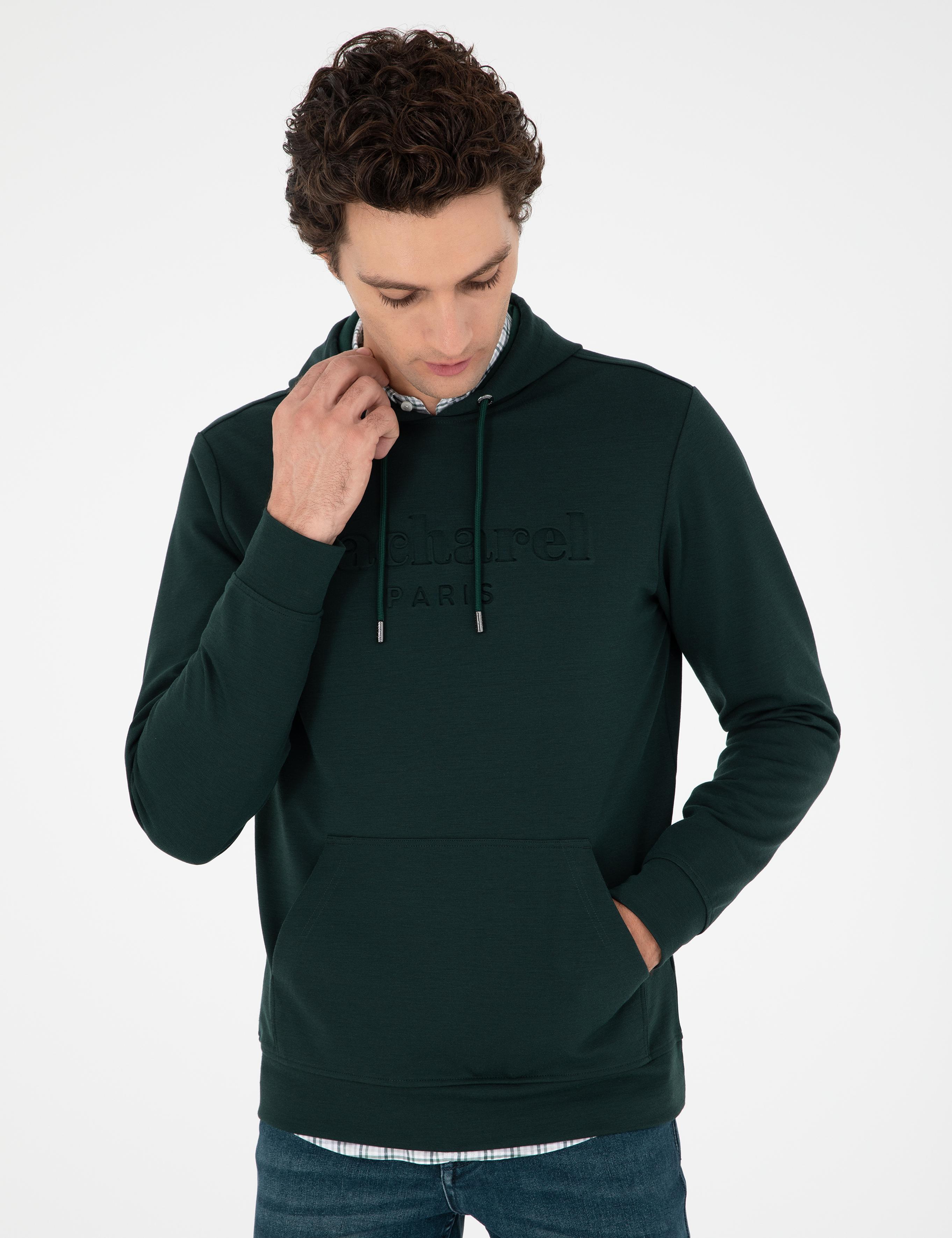 Zümrüt Regular Fit Kapüşonlu Sweatshirt - 50294024029