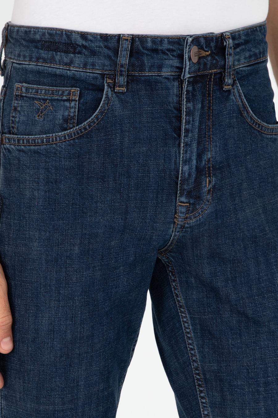 Lacivert Slim Fit Pamuk Karışımlı Jean Pantolon - 50290506058