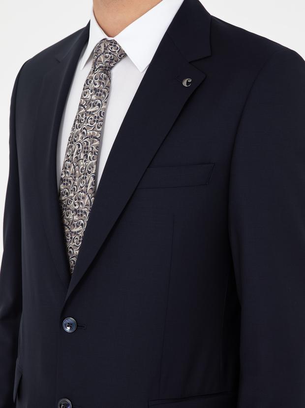 Lacivert Slim Fit Takım Elbise