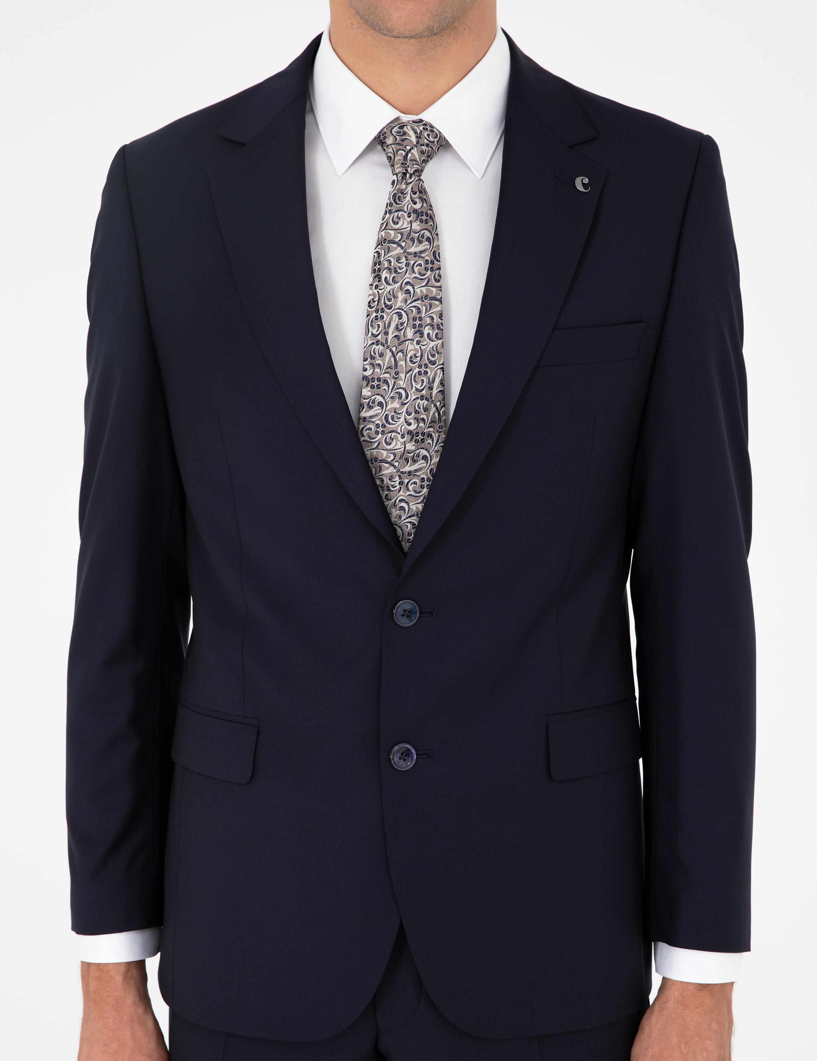 Lacivert Slim Fit Takım Elbise - 50298106005