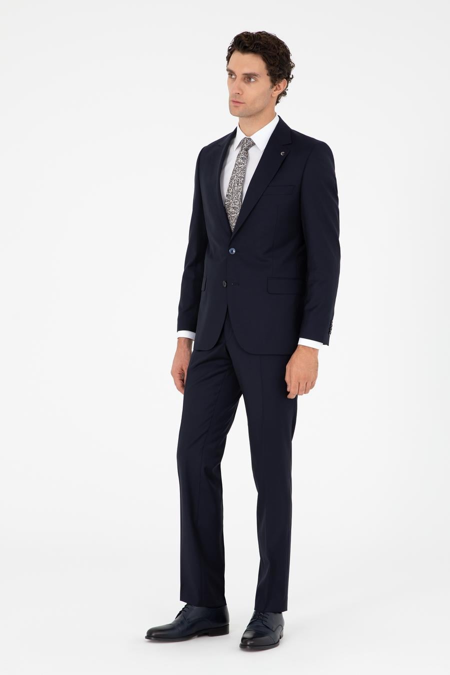 Lacivert Slim Fit Takım Elbise - 50298106005