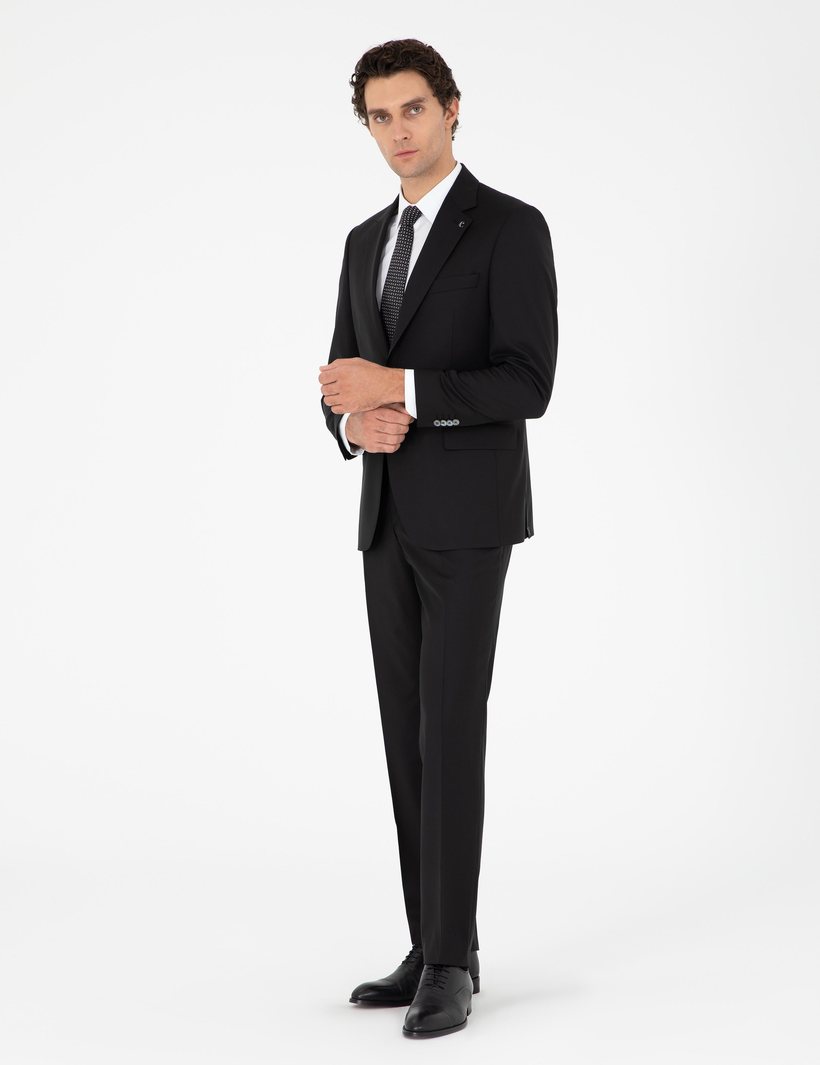 Siyah Slim Fit Takım Elbise - 50298106050