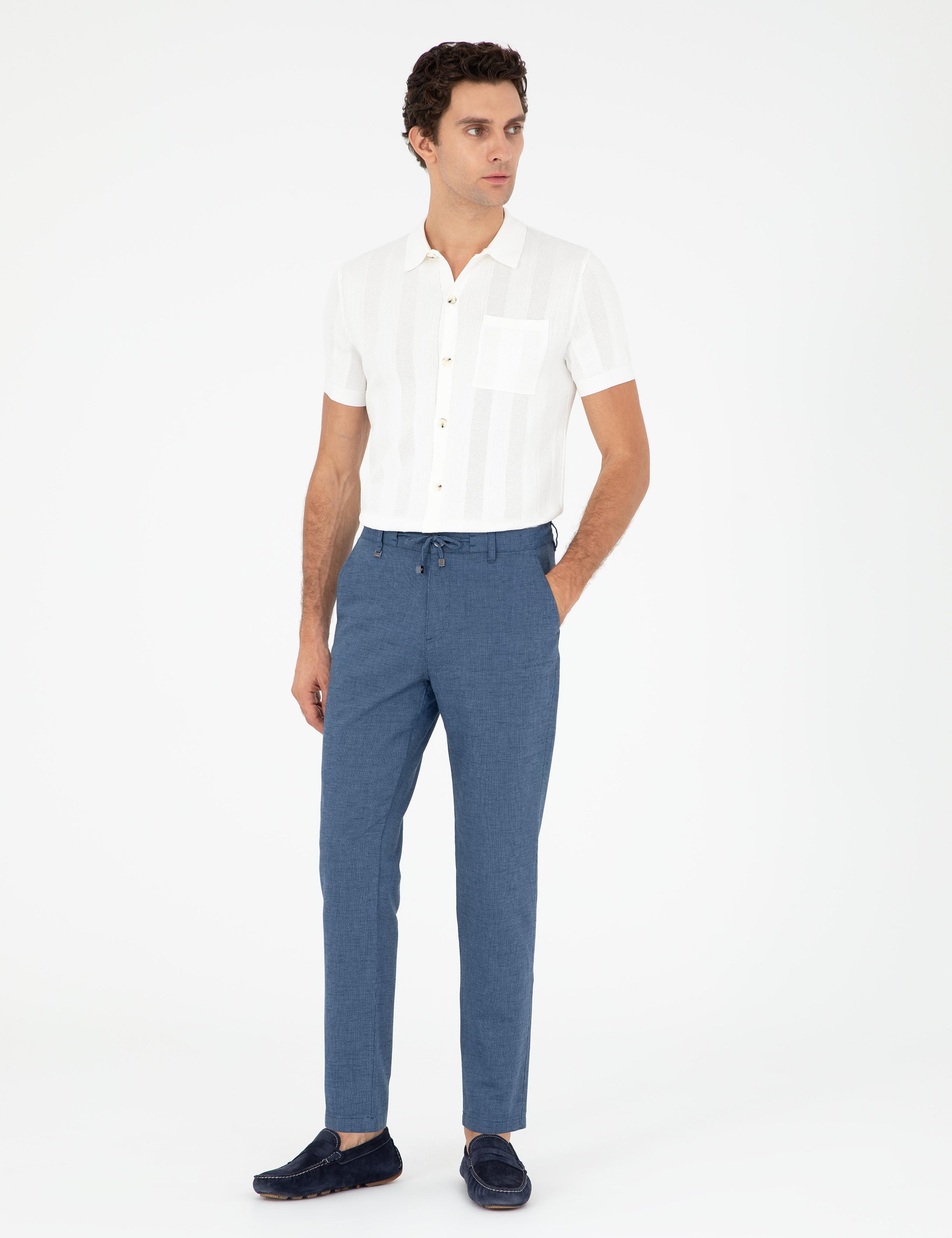 İndigo Carrot Fit Kanvas Pantolon - 50284665142