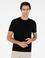 Siyah Slim Fit Bisiklet Yaka Triko T-shirt