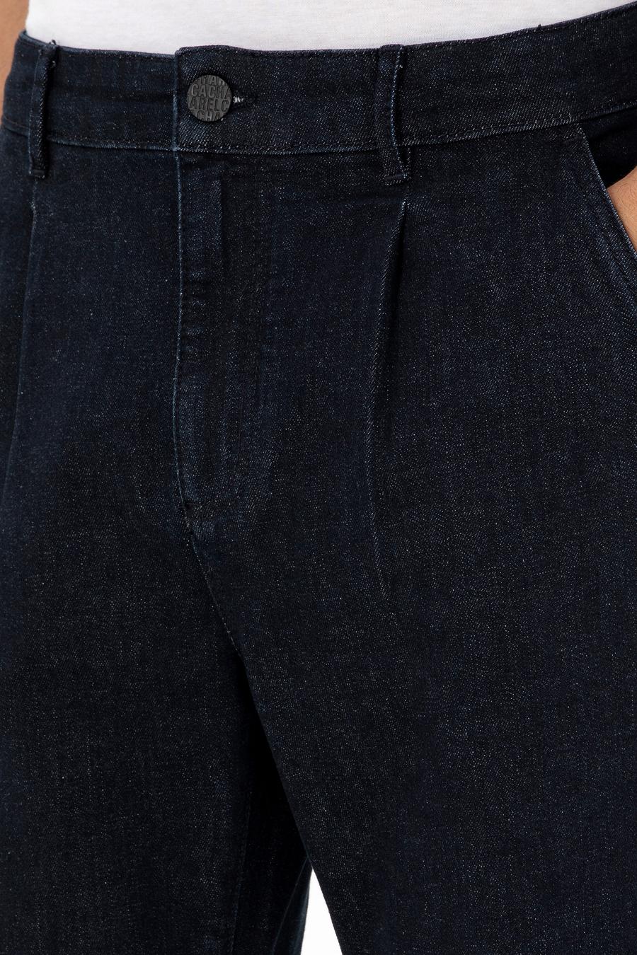 Koyu Lacivert Carrot Fit Jean Pantolon - 50290517072