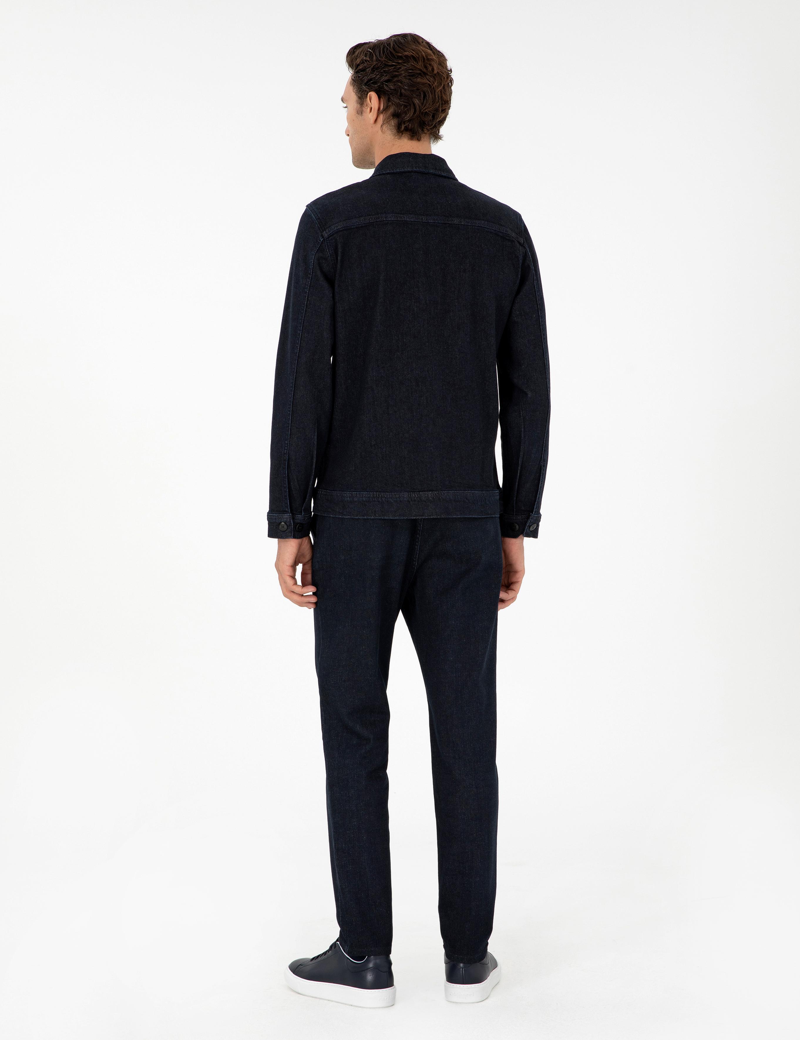 Koyu Lacivert Carrot Fit Jean Pantolon - 50290517072