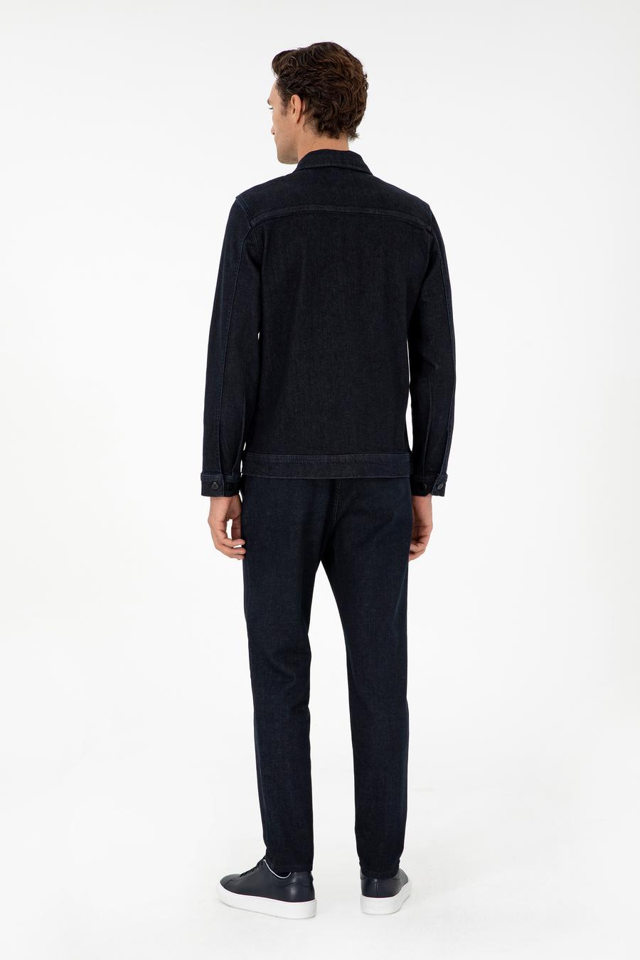 Koyu Lacivert Carrot Fit Jean Pantolon - 50290517072