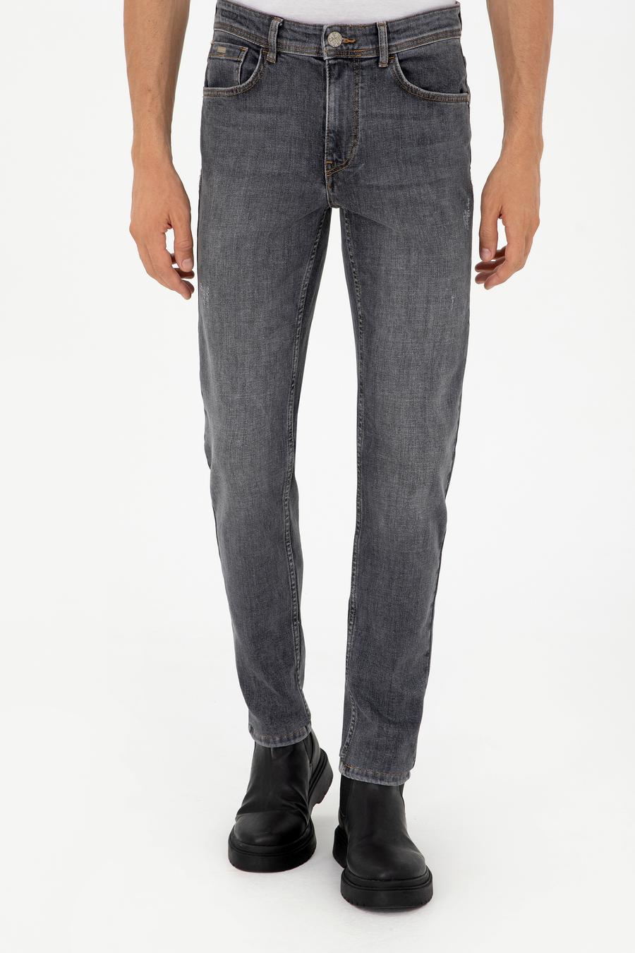 Antrasit Slim Fit Jean Pantolon - 50290520058