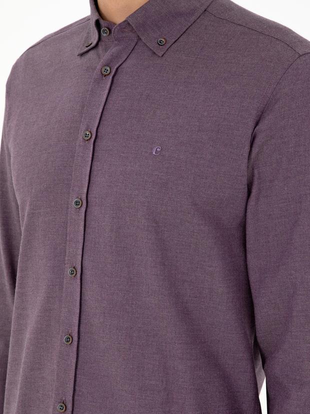 Mürdüm Slim Fit Uzun Kollu Gömlek