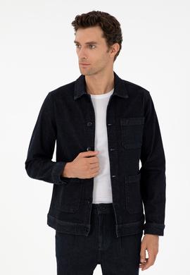 Koyu Lacivert Regular Fit Jean Ceket