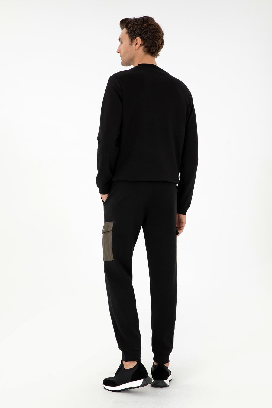 Siyah Regular Fit Eşofman Altı - 50292572003