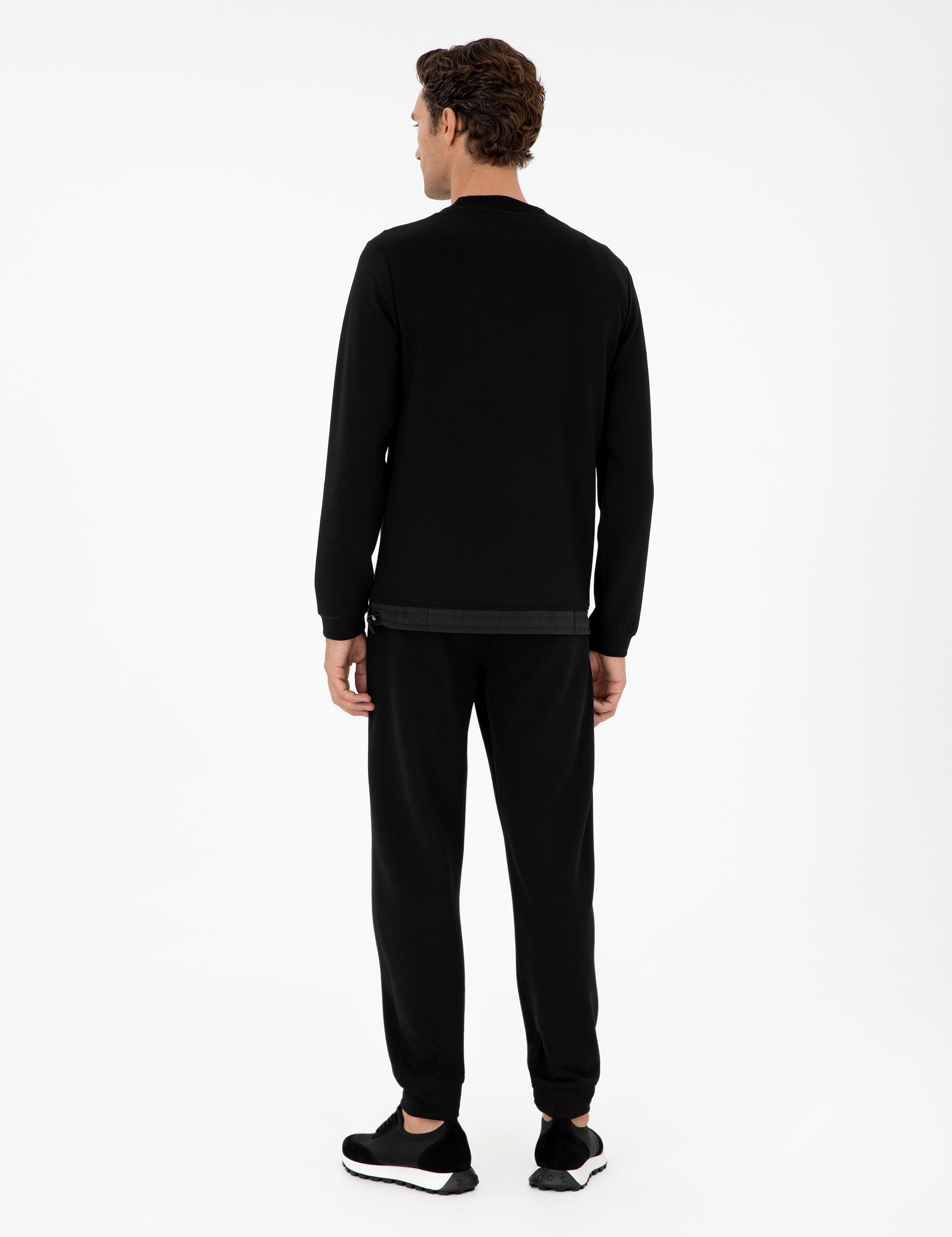Siyah Regular Fit Eşofman Altı - 50292558005