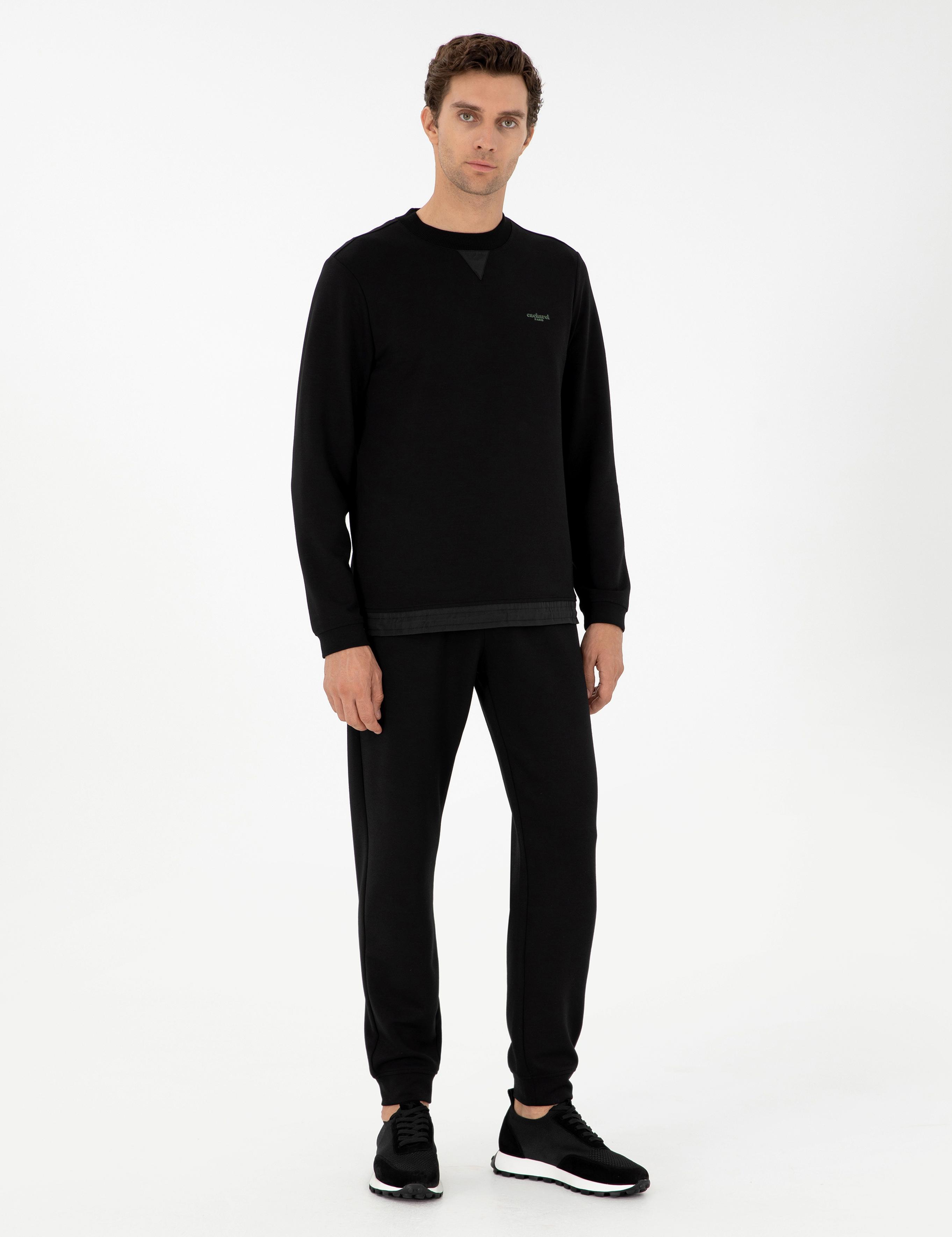 Siyah Regular Fit Eşofman Altı - 50292558005