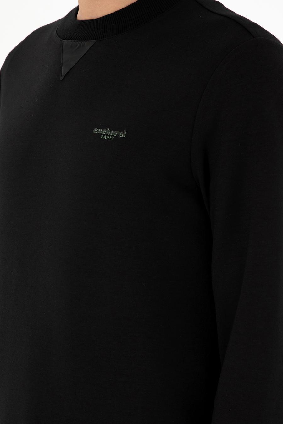 Siyah Regular Fit Sweatshirt - 50292495004