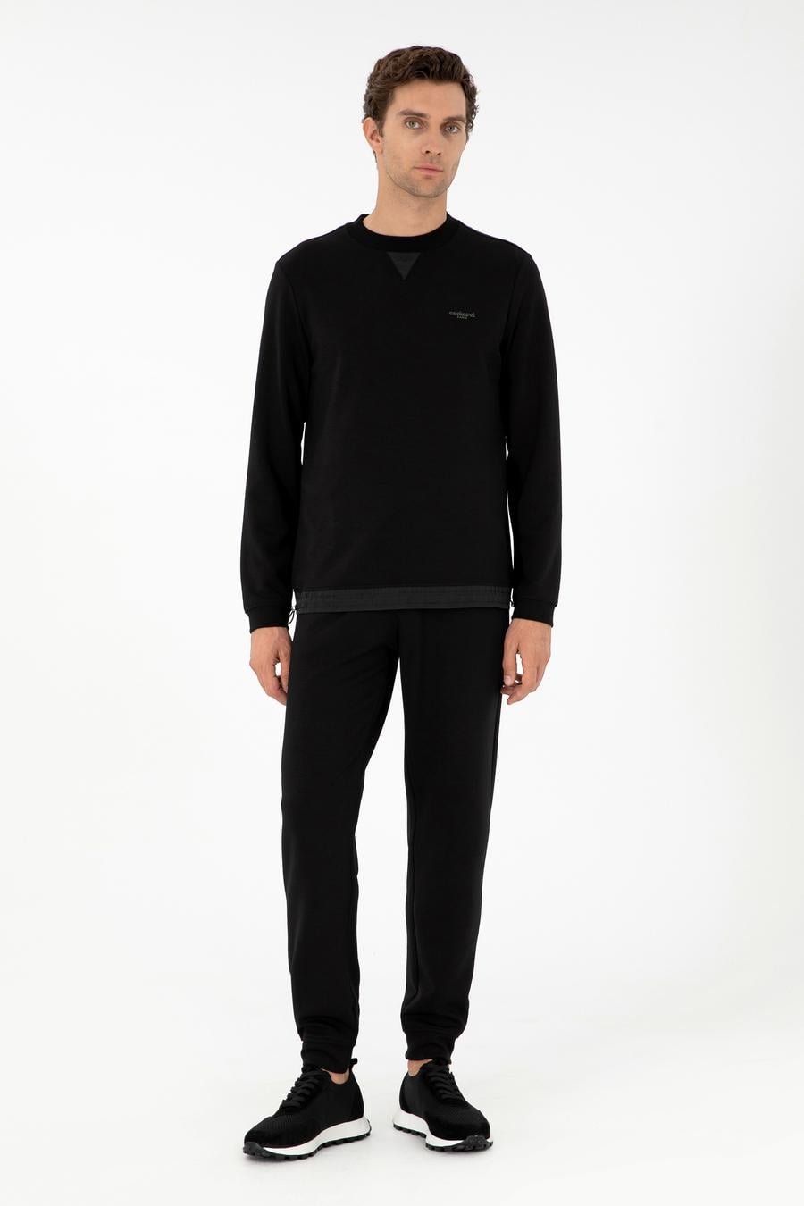 Siyah Regular Fit Sweatshirt - 50292495004