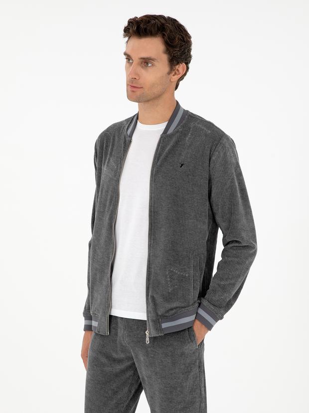 Antrasit Regular Fit Sweatshirt