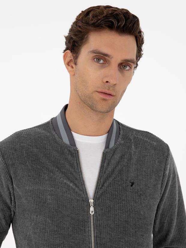 Antrasit Regular Fit Sweatshirt