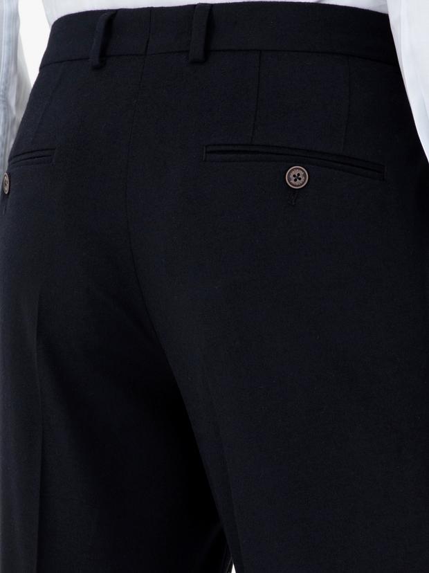 Koyu Lacivert Slim Fit Kumaş Pantolon