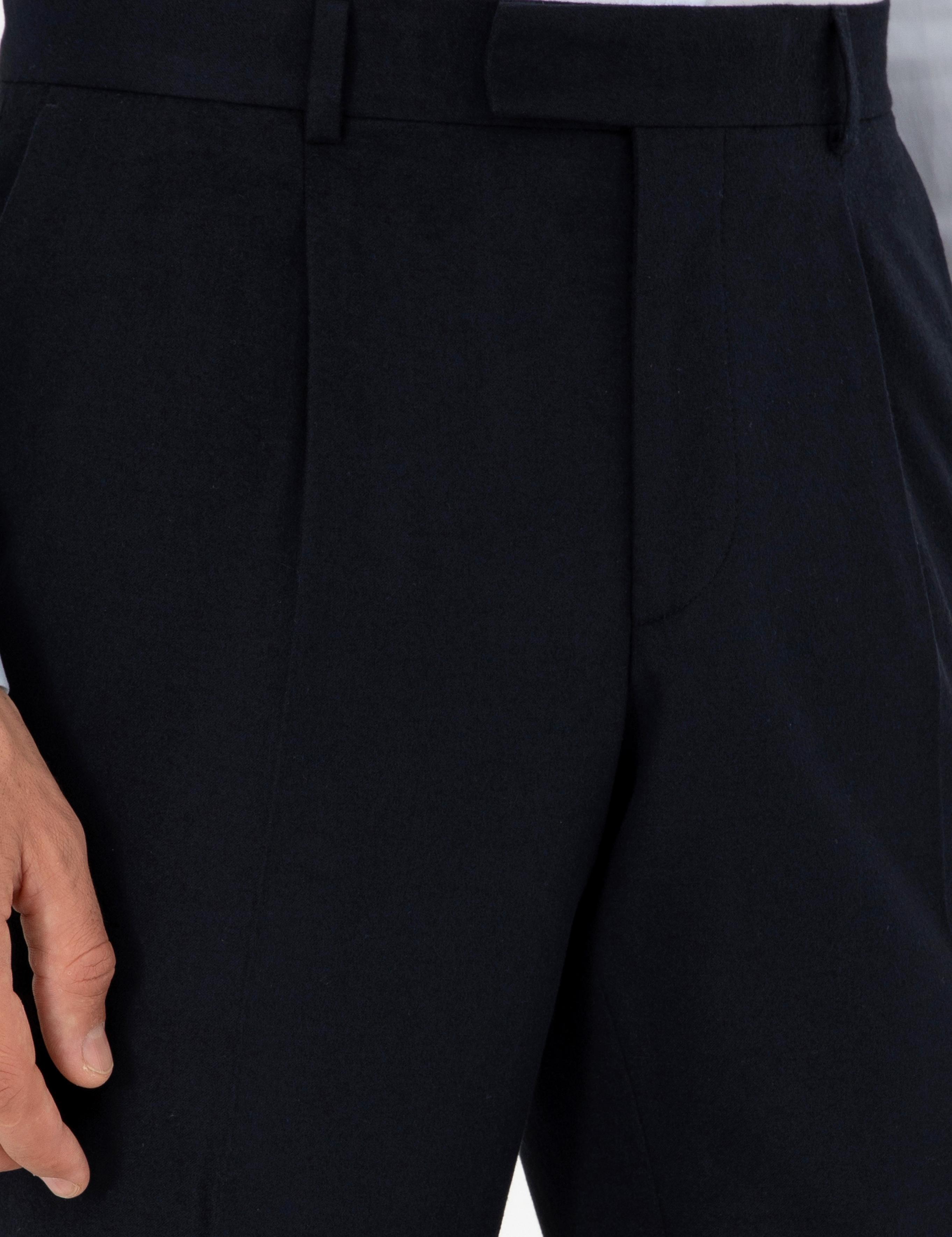 Koyu Lacivert Slim Fit Kumaş Pantolon - 50293330060