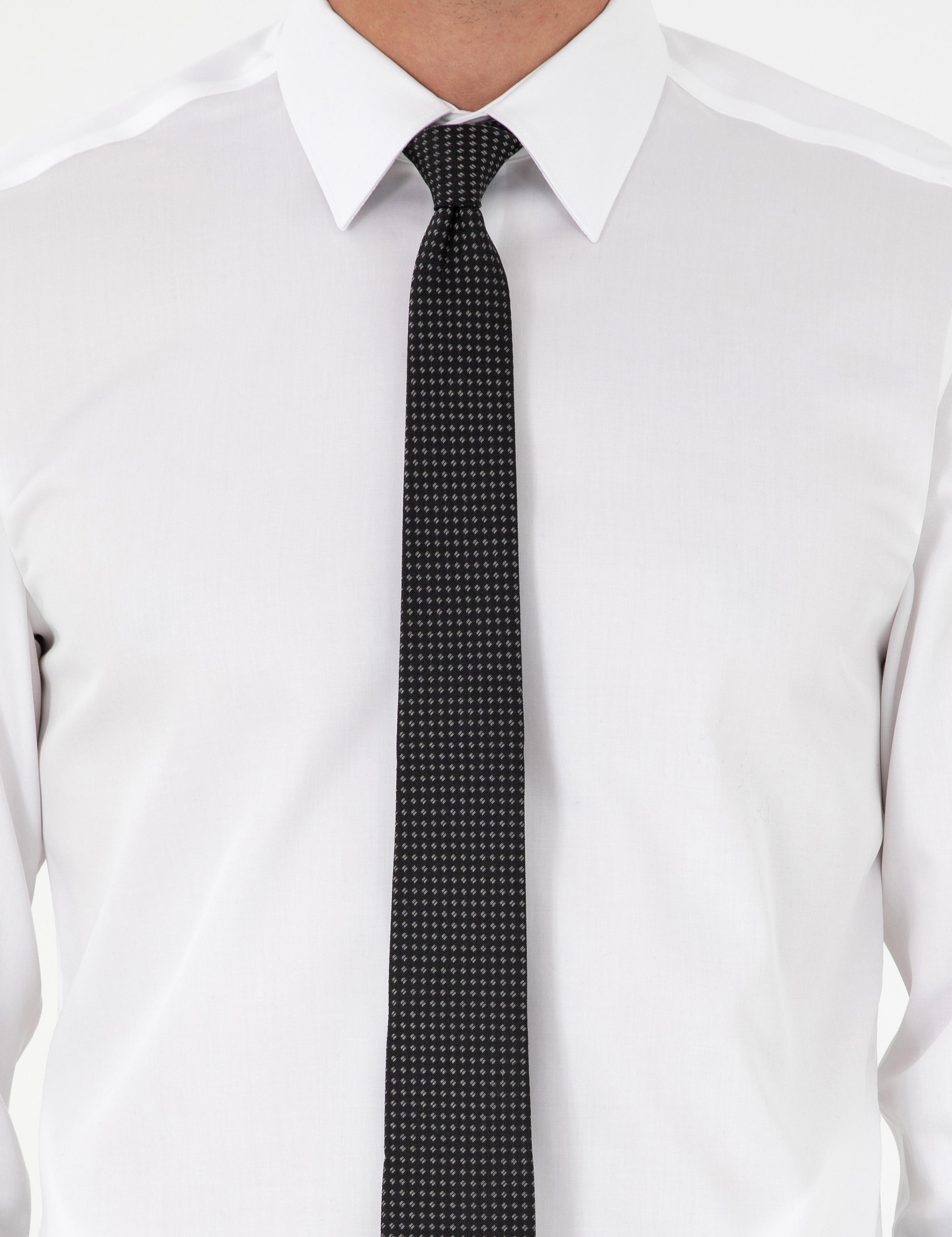 Beyaz Slim Fit Uzun Kollu Basic Gömlek - 50303302011