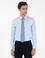 Açık Mavi Slim Fit Uzun Kollu Basic Gömlek