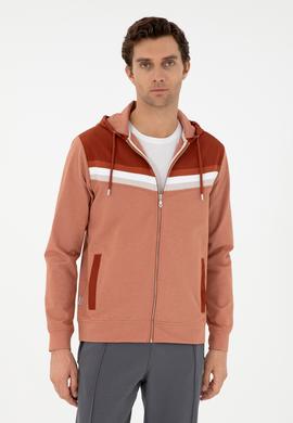 Pas Regular Fit Tam Fermuarlı Kapüşonlu Sweatshirt