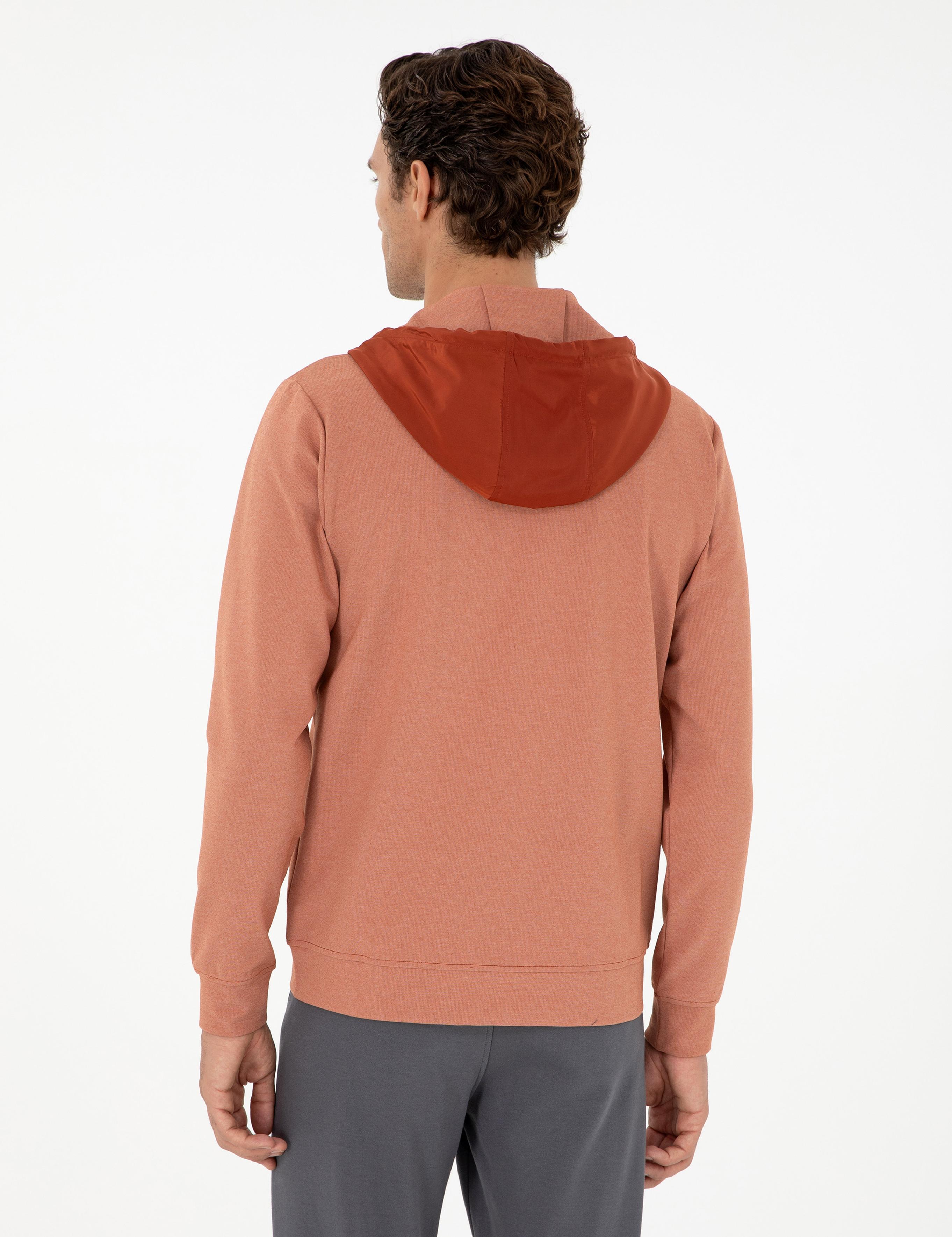 Pas Regular Fit Tam Fermuarlı Kapüşonlu Sweatshirt - 50292490035