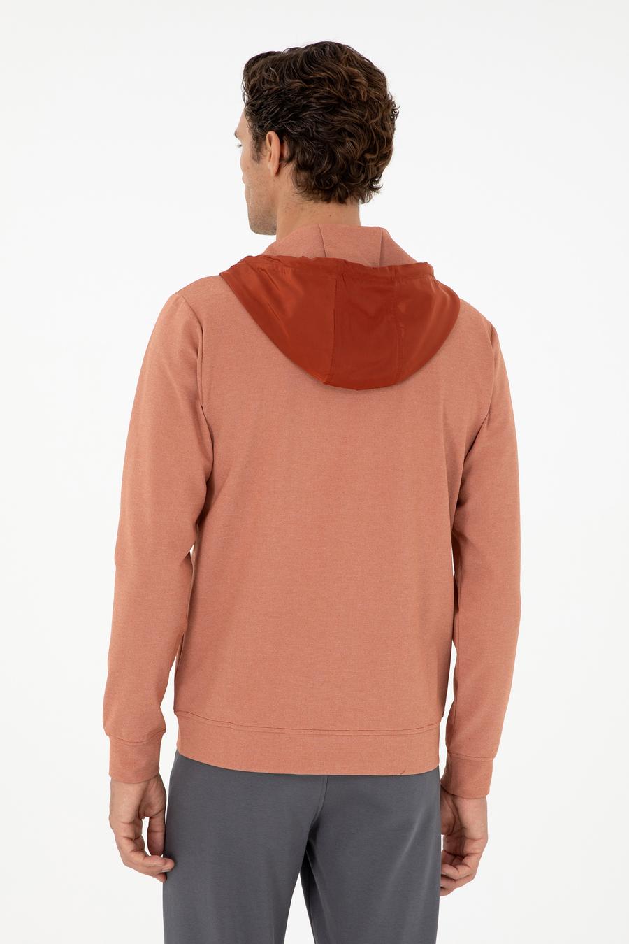 Pas Regular Fit Tam Fermuarlı Kapüşonlu Sweatshirt - 50292490035