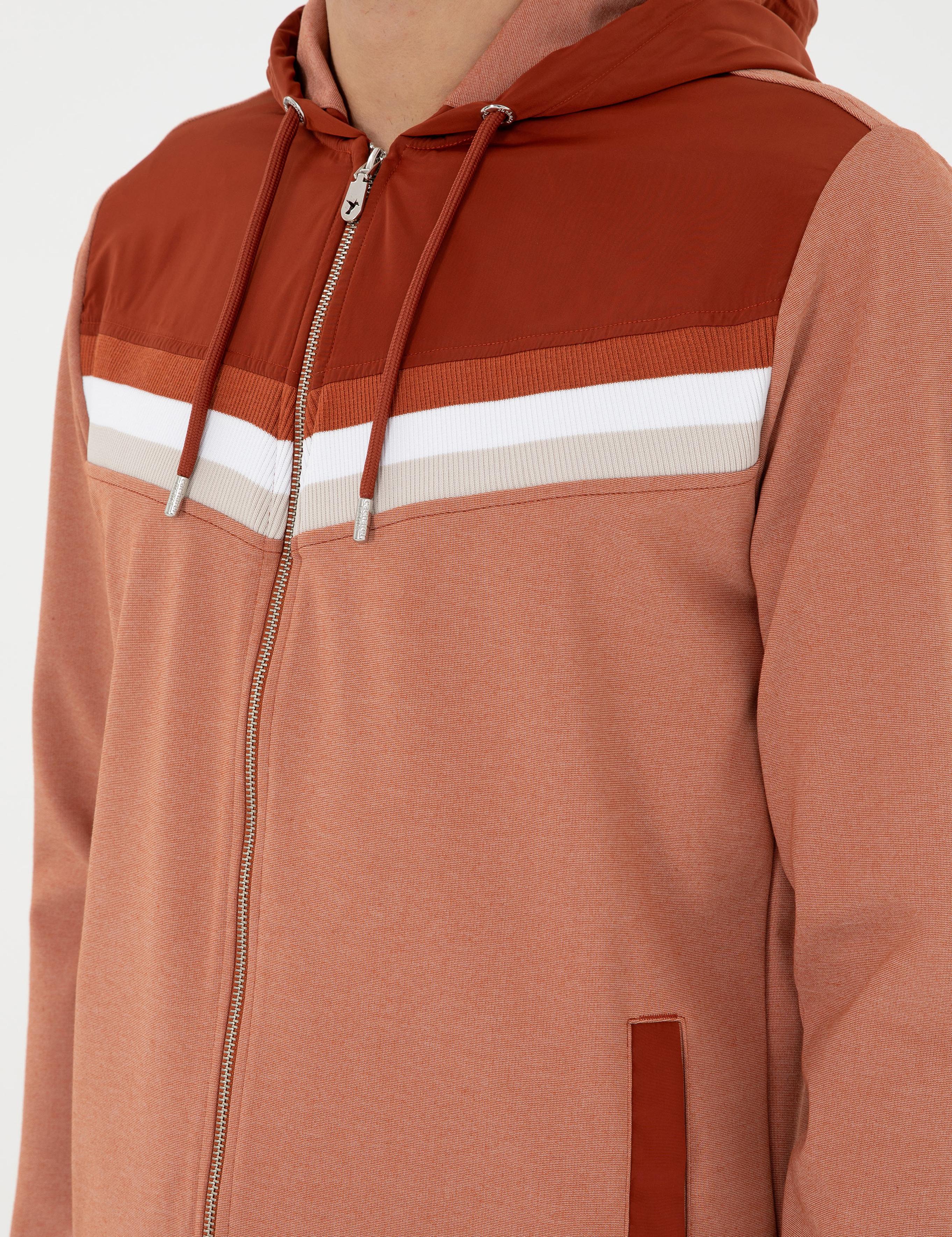 Pas Regular Fit Tam Fermuarlı Kapüşonlu Sweatshirt - 50292490035