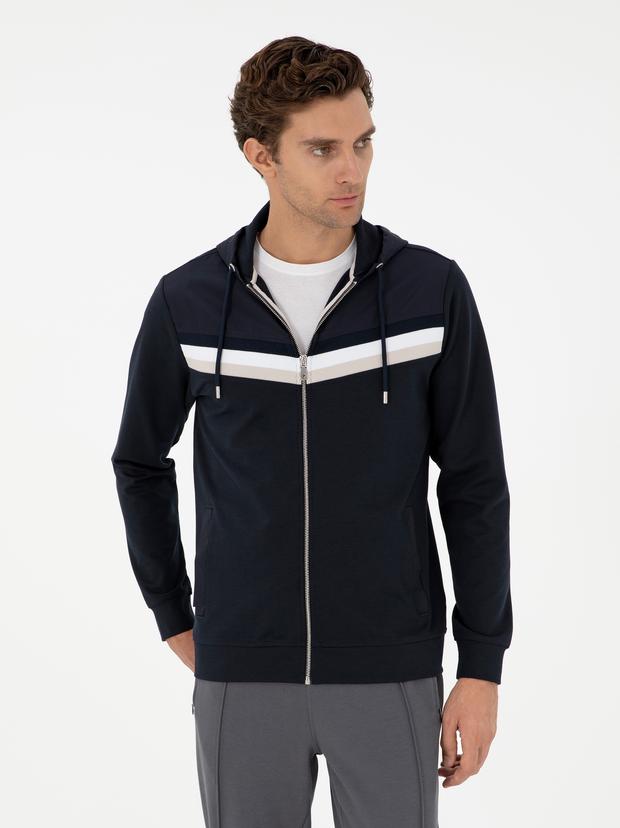 Lacivert Regular Fit Sweatshirt