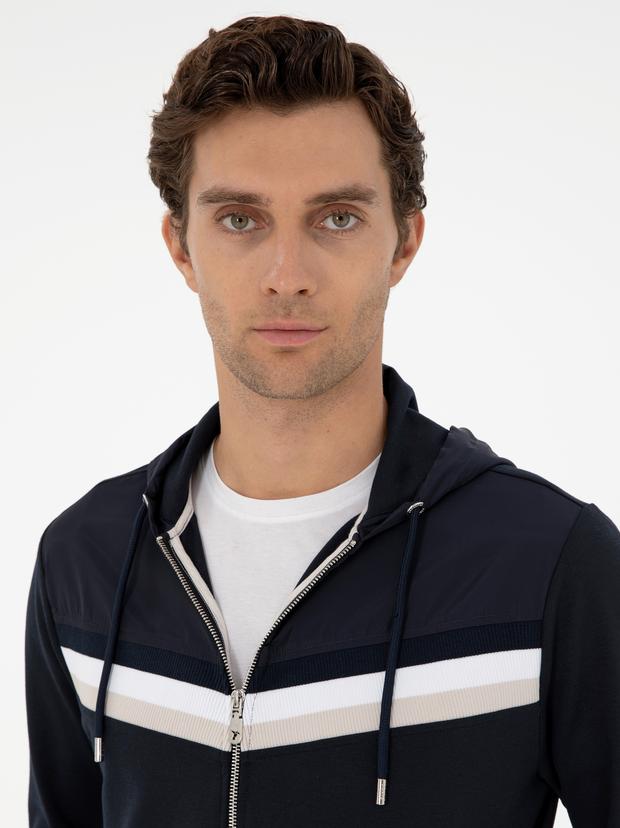 Lacivert Regular Fit Sweatshirt