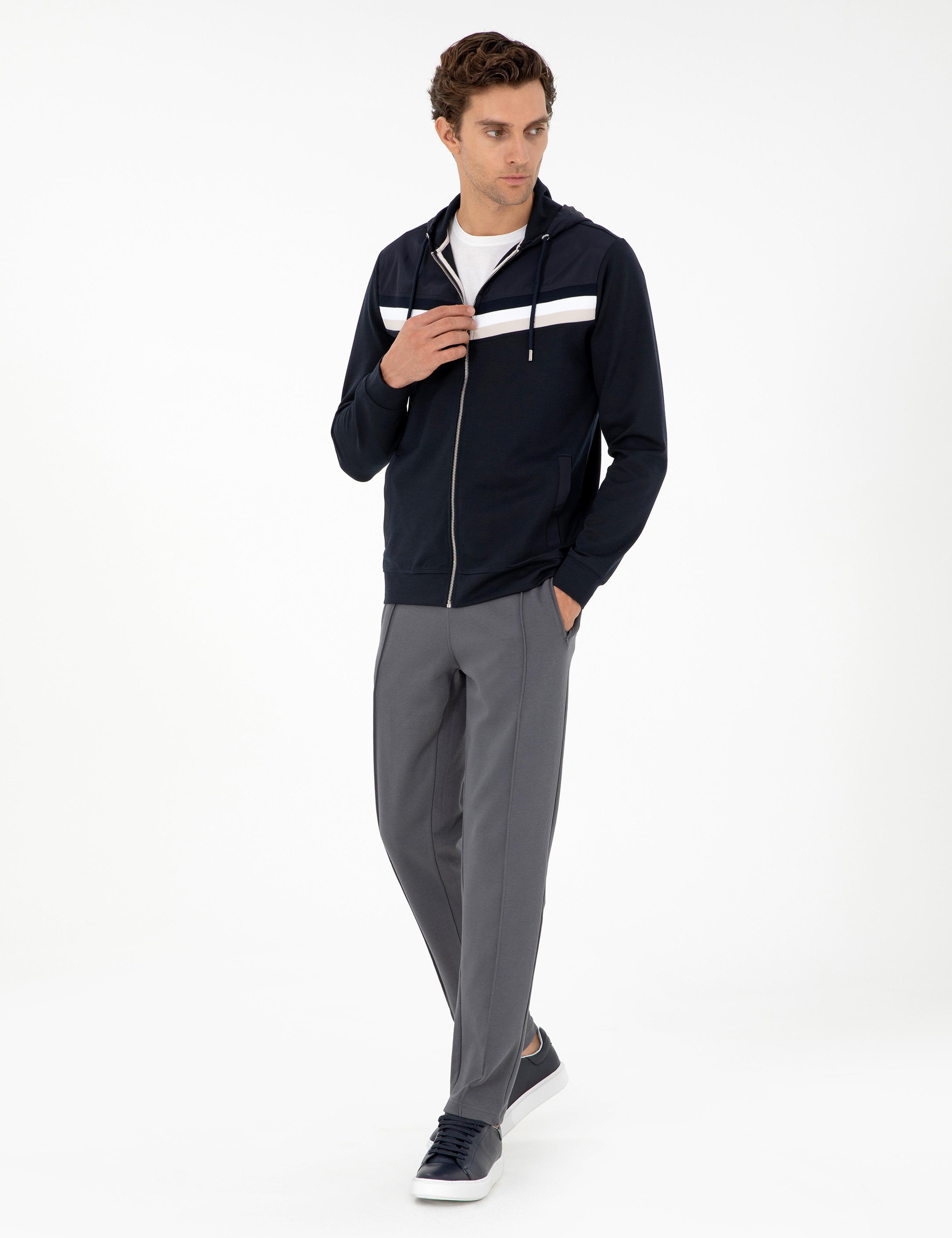 Lacivert Regular Fit Sweatshirt - 50292490015