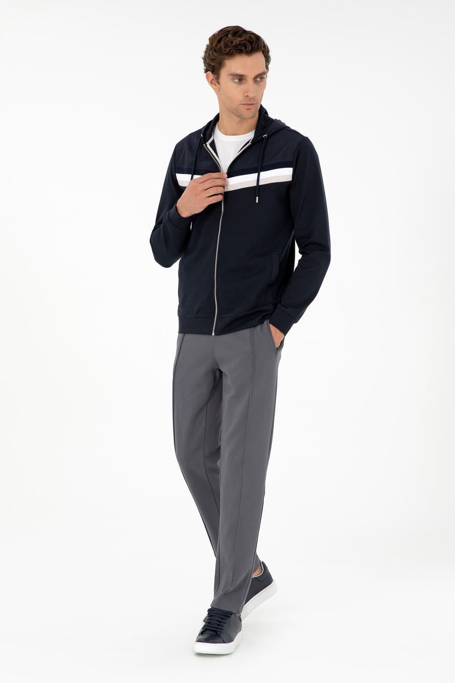 Lacivert Regular Fit Sweatshirt - 50292490015