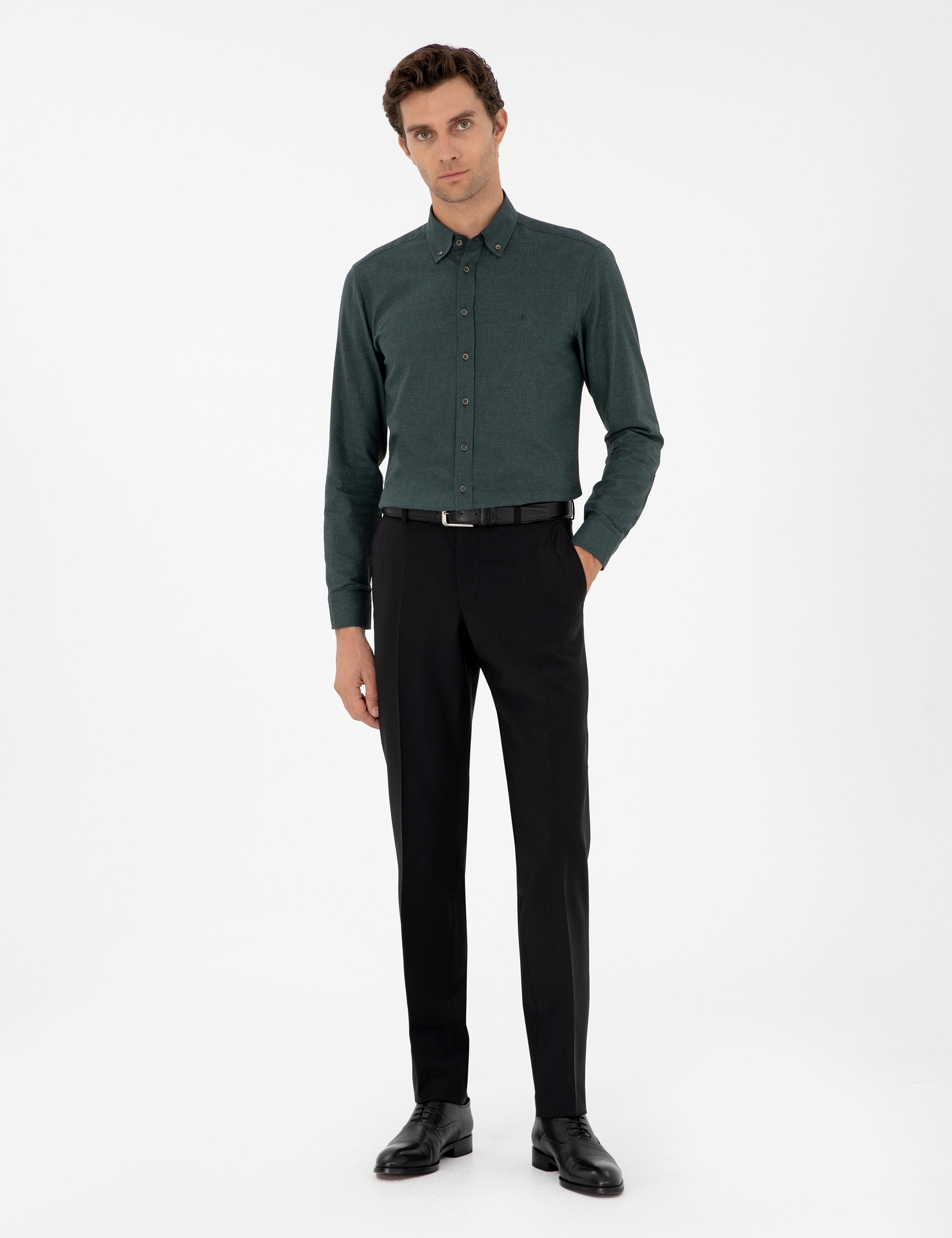 Siyah Slim Fit Kumaş Pantolon - 50284740021
