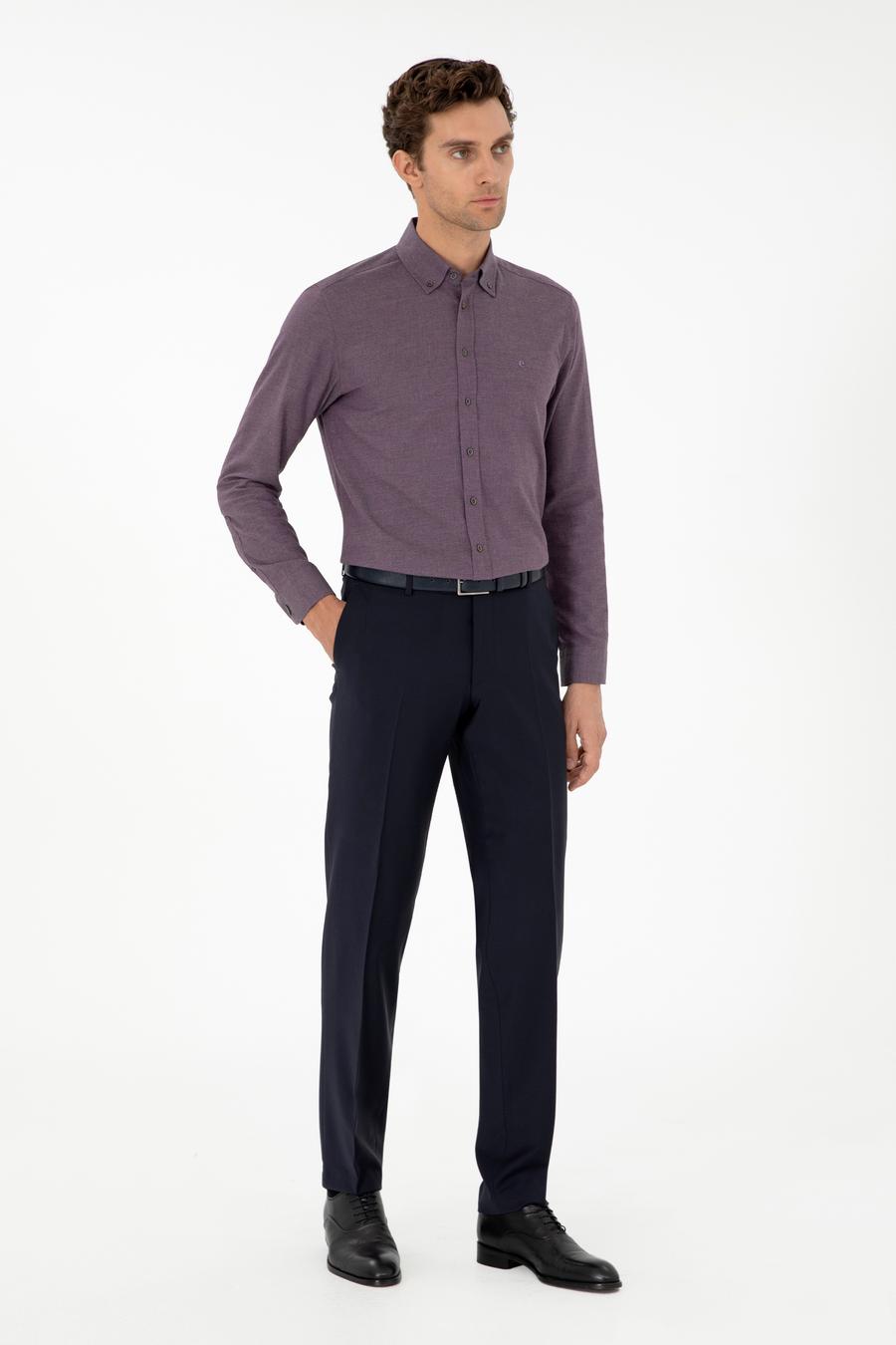 Lacivert Slim Fit Kumaş Pantolon - 50284740003