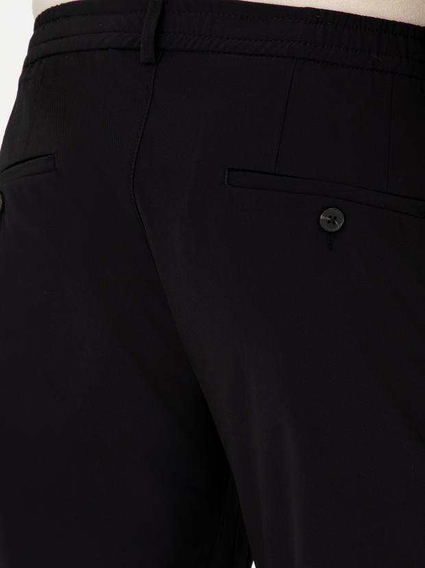Siyah Slim Fit Kumaş Pantolon