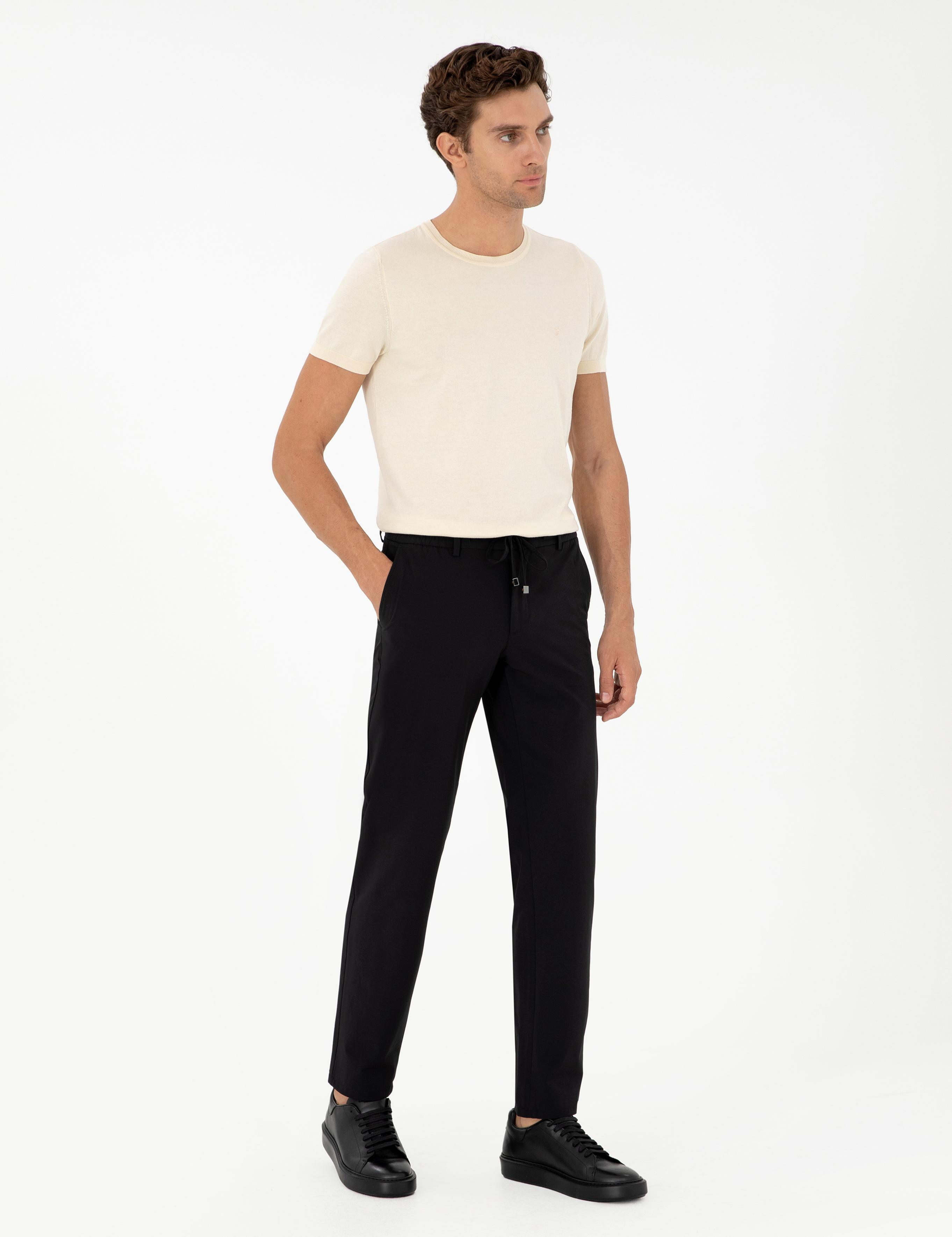 Siyah Slim Fit Kumaş Pantolon - 50305035035
