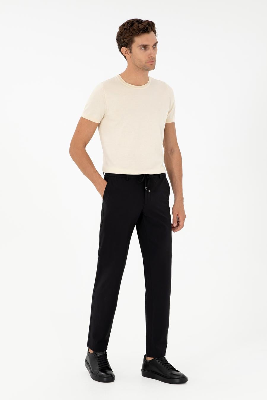 Siyah Slim Fit Kumaş Pantolon - 50305035035