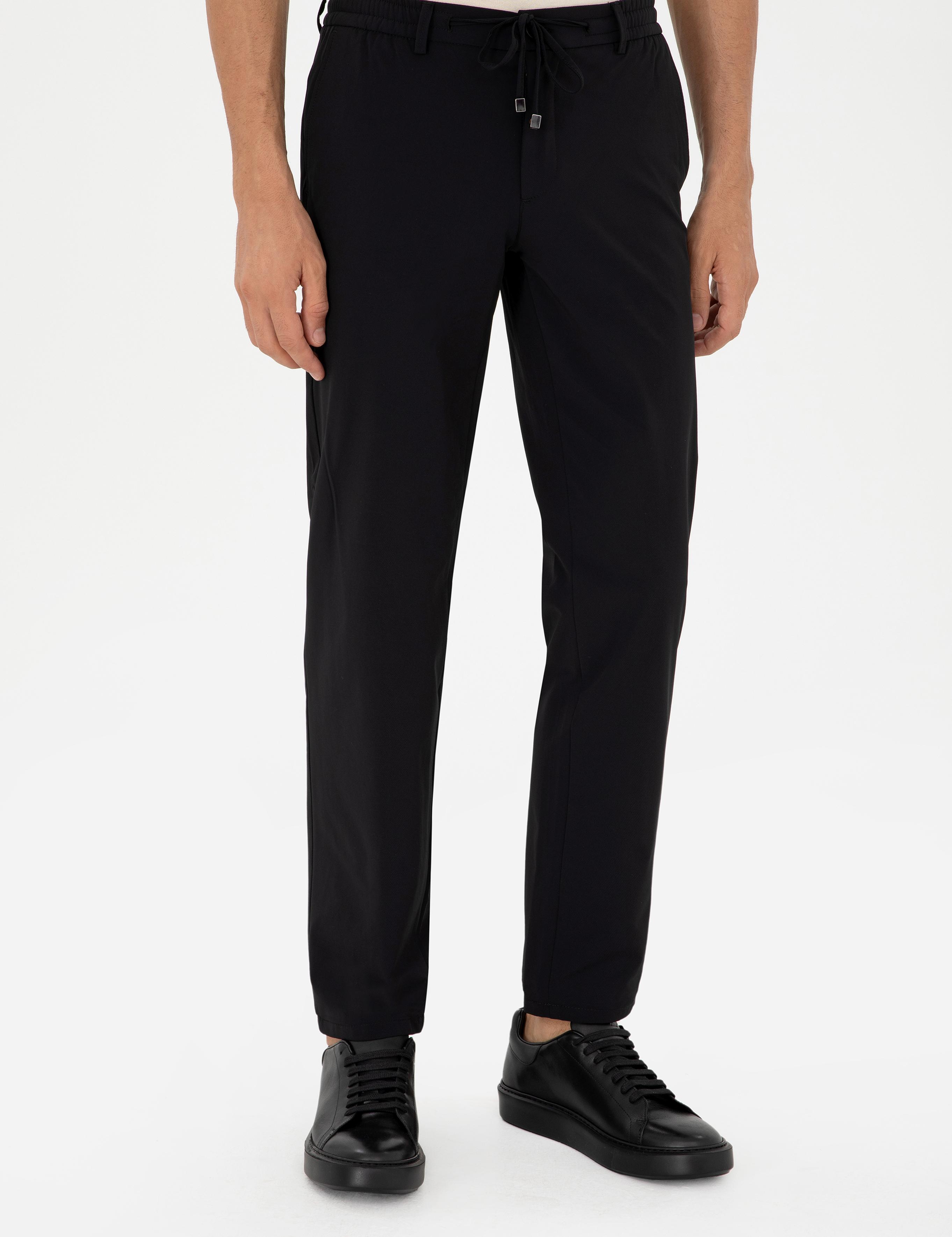 Siyah Slim Fit Kumaş Pantolon - 50305035035