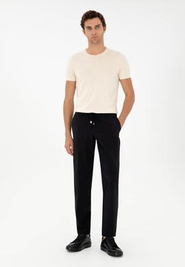 Siyah Slim Fit Kumaş Pantolon