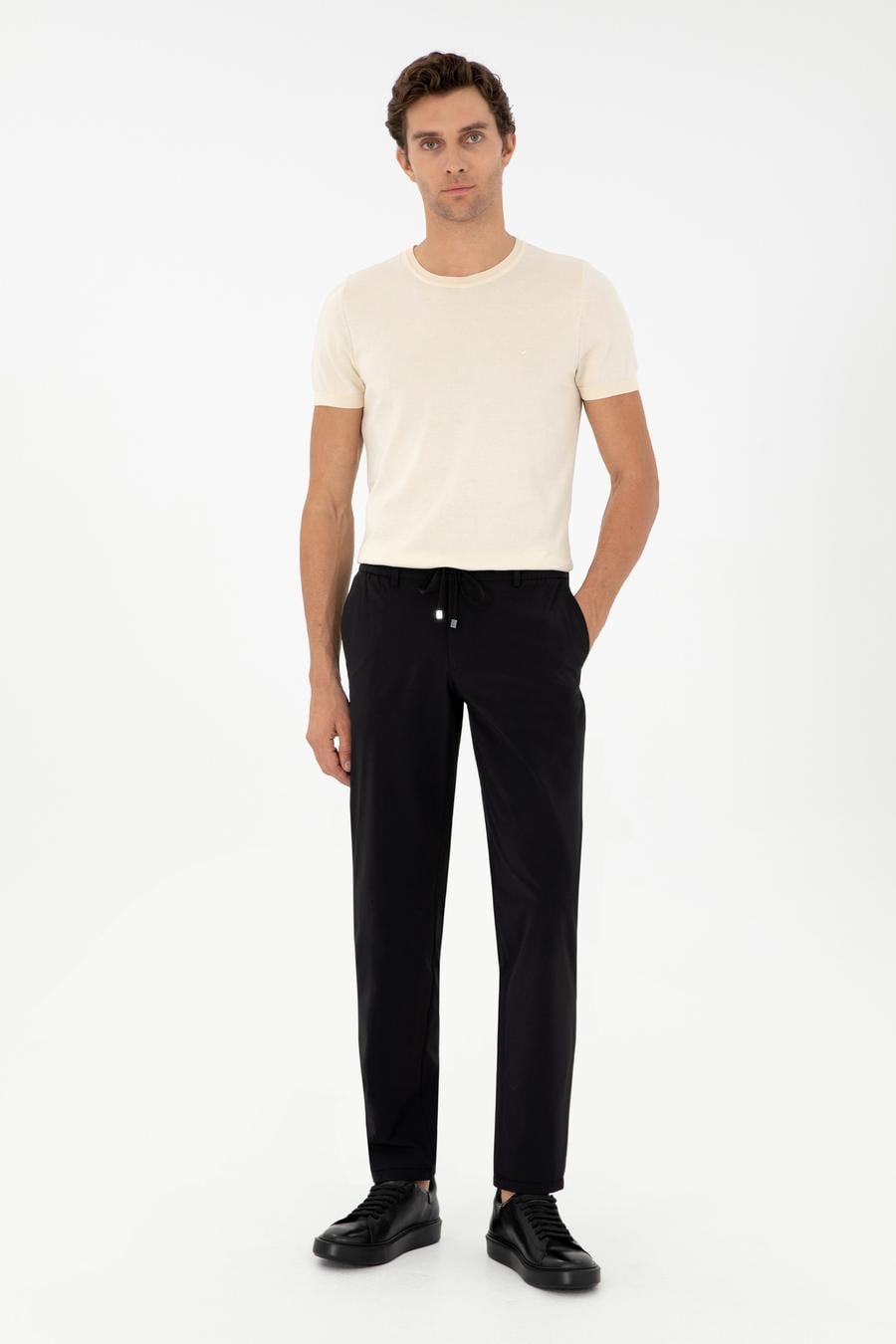 Siyah Slim Fit Kumaş Pantolon - 50305035035